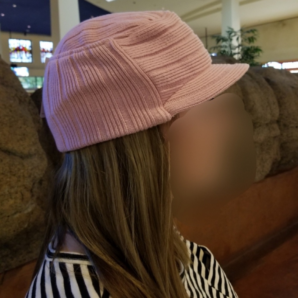 Goorin Bros. Pink Military Cadet Brim Beanie Hat - Picture 3 of 8